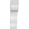 Ekena Millwork 3-in. W x 8-in. D x 12-in. H Stanfield Architectural Grade PVC Knee Brace BRCP03X08X12STA - alternate 4